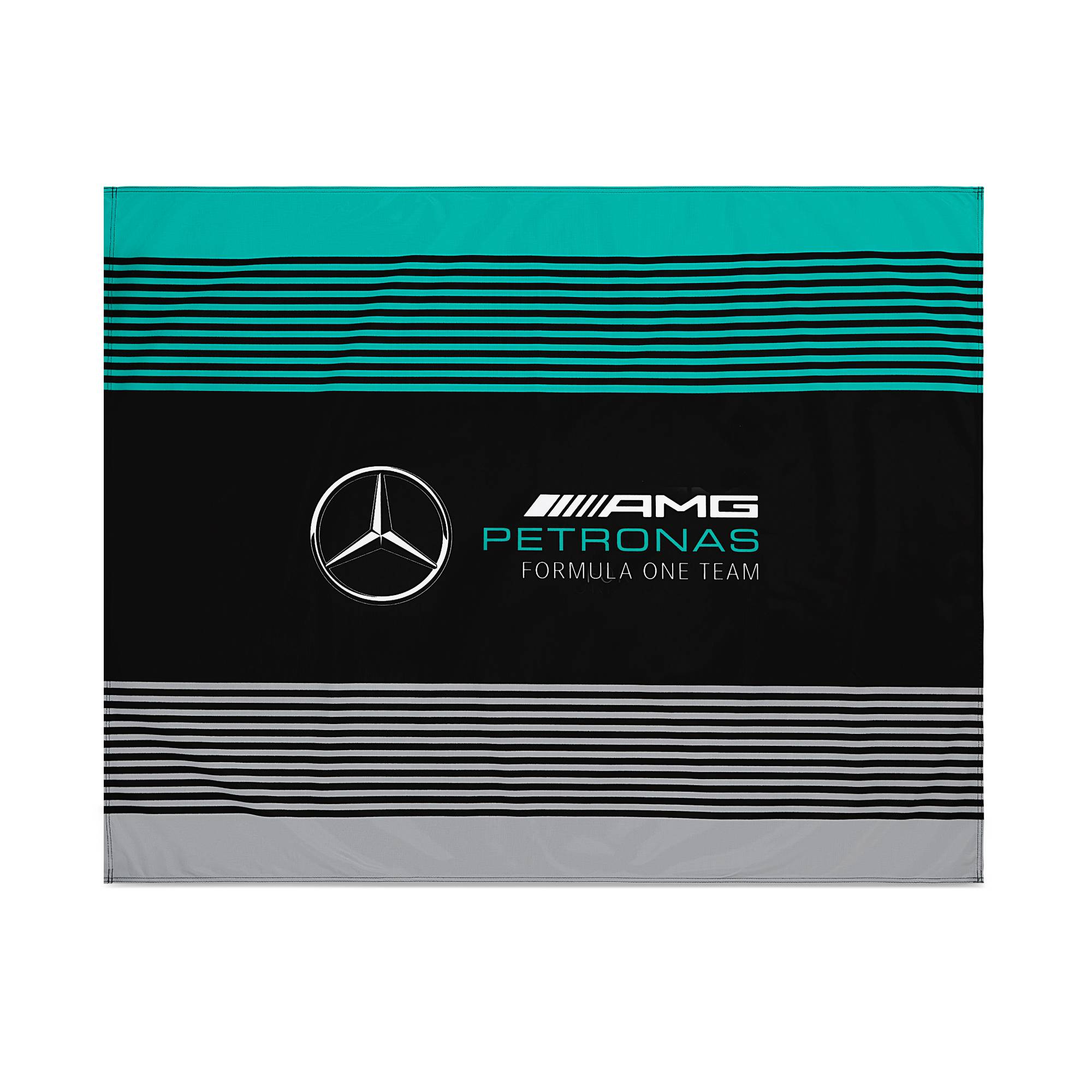 Mercedes AMG Petronas flag "Logo" - multicolor