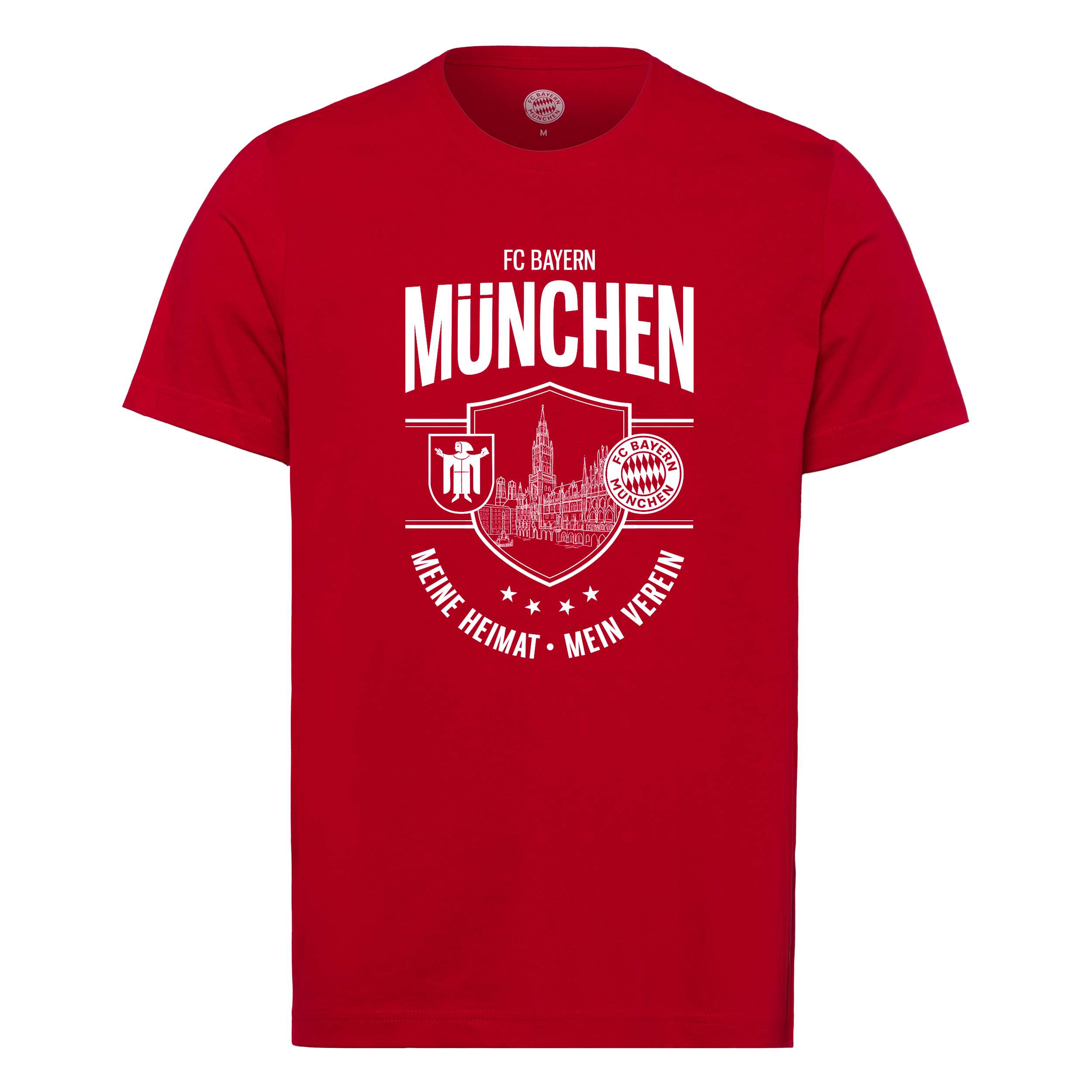 FC Bayern Muenchen t-shirt "Meine Heimat, Mein Verein" - red