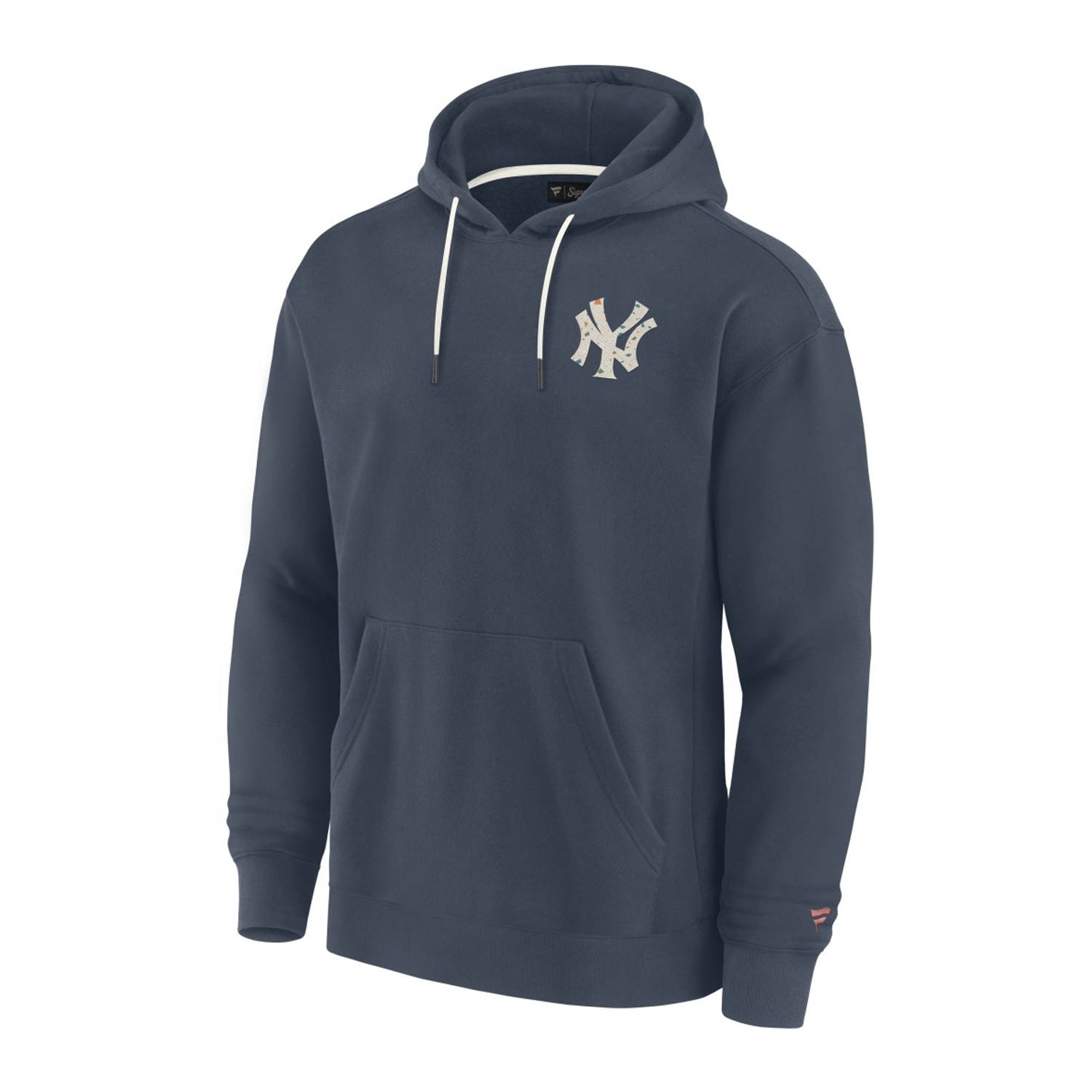 New York Yankees Hoodie mit Terrazzo Fleece Team Logo - navyblau