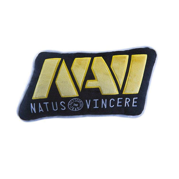 NaVi pillow "Logo" - black