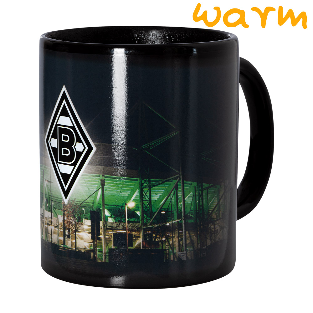 Borussia Mönchengladbach mug "Magic Borussia-Park" - black