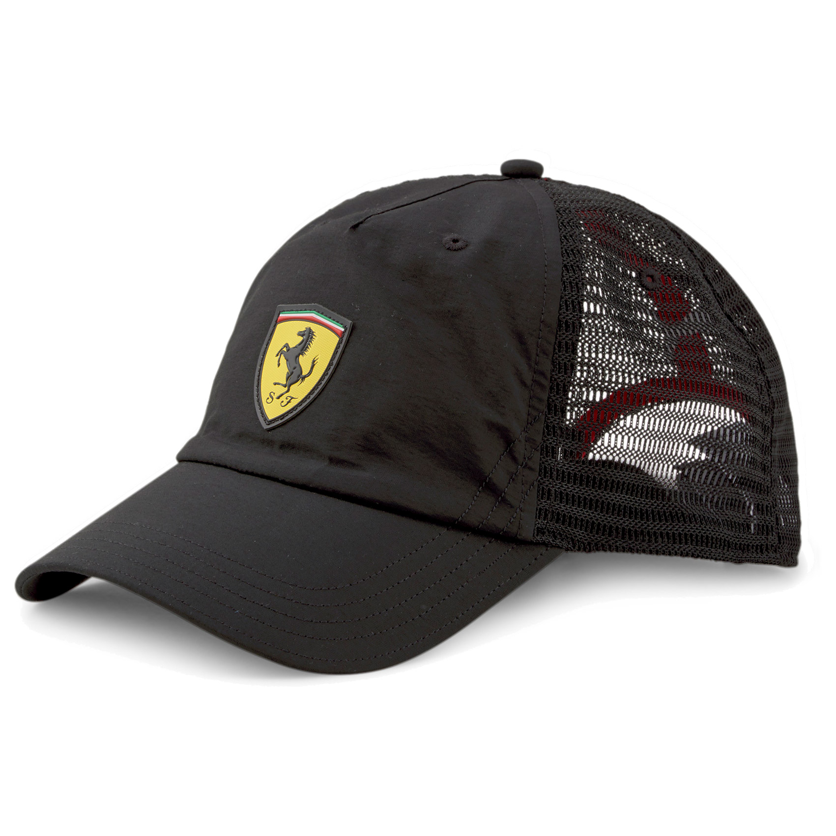 Scuderia Ferrari Puma race trucker cap "SPTWR" - black