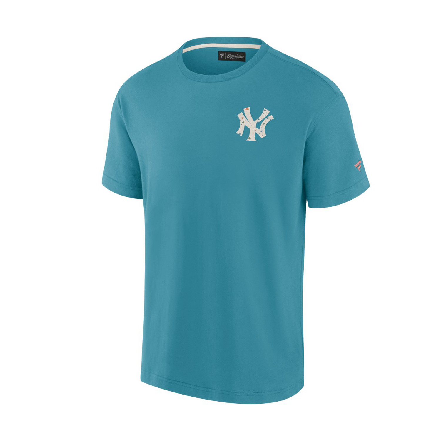 New York Yankees T-Shirt mit Terazzo Team Logo - petrol-grün