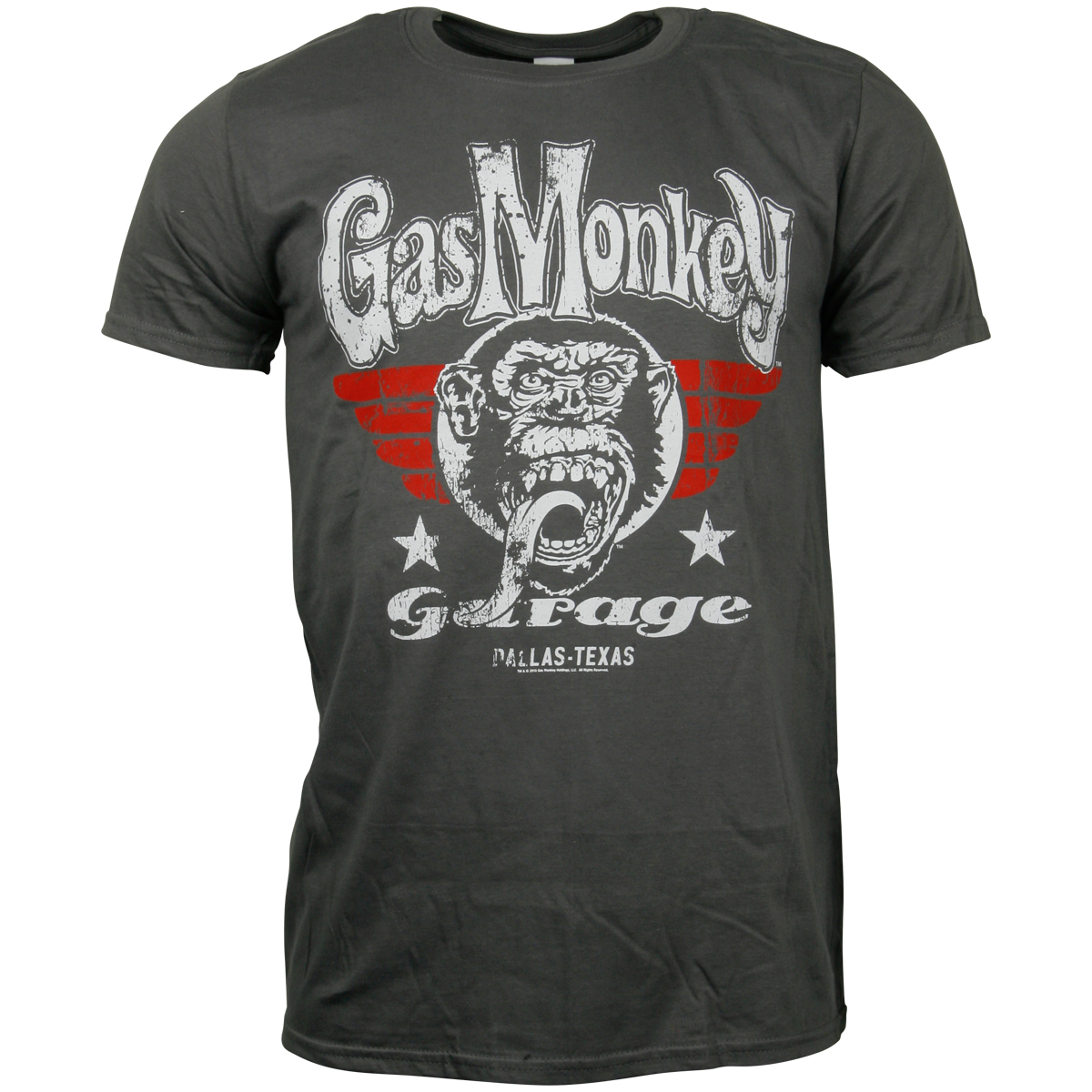 Gas Monkey Garage t-shirt "Flying High" - grey