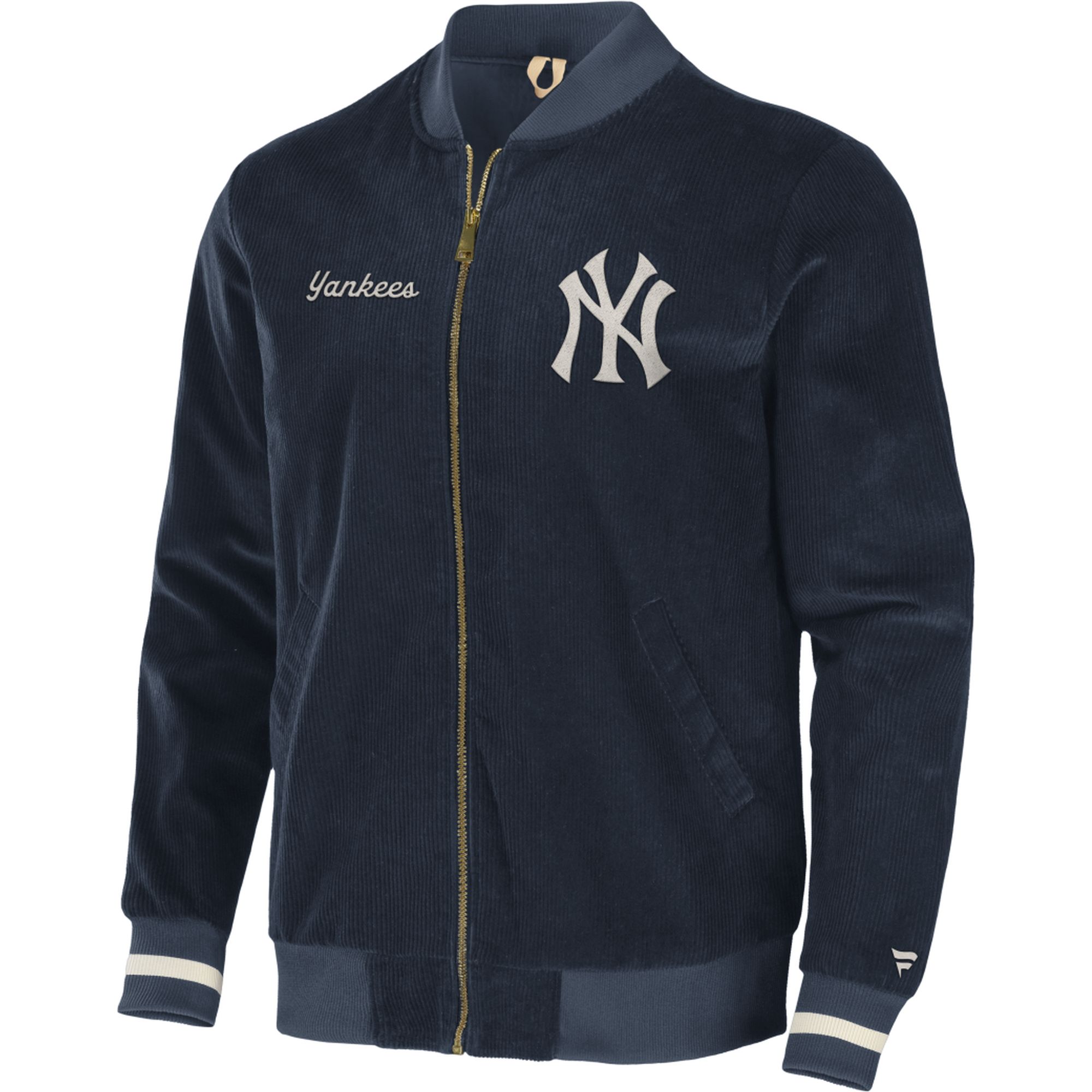 New York Yankees Cord Bomberjacke - blau