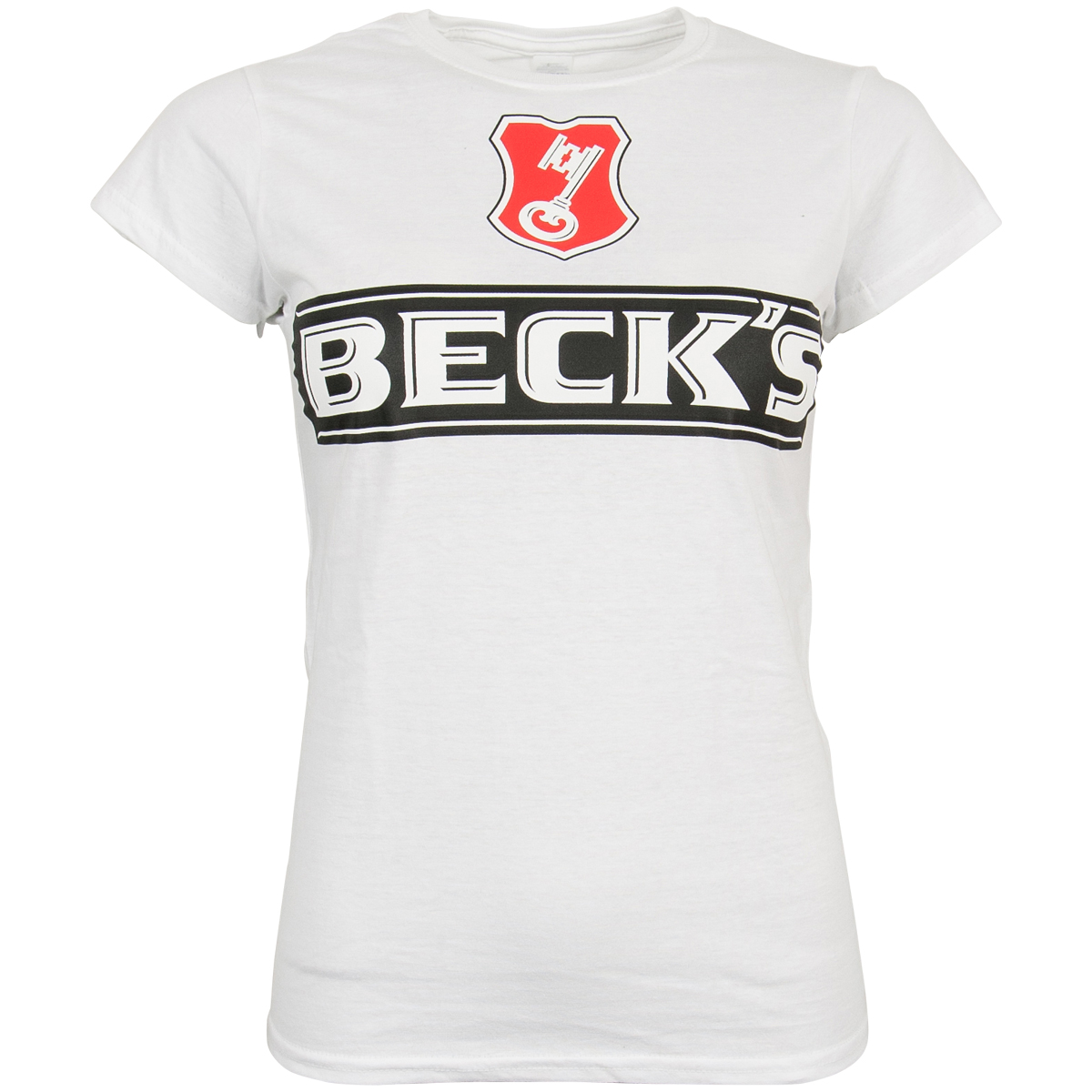 Beck's - Ladies T-Shirt Logo - white
