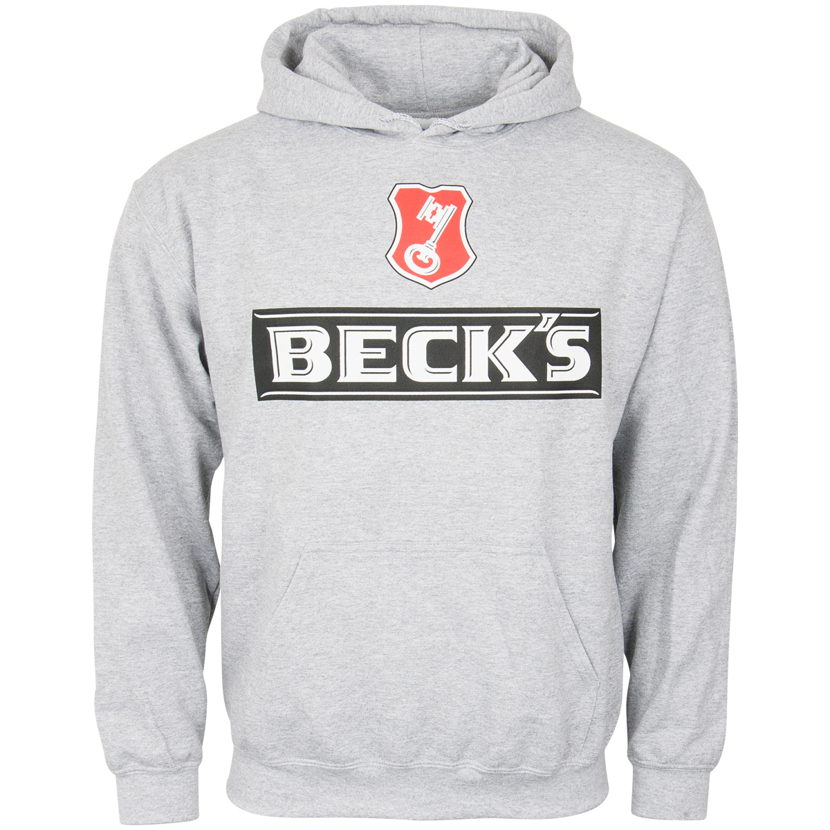 Beck's - Hoodie Logo - grey
