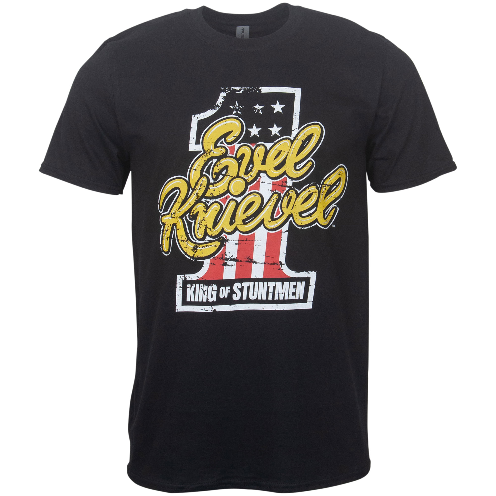 Evel Knievel t-shirt "King of Stuntmen" - black