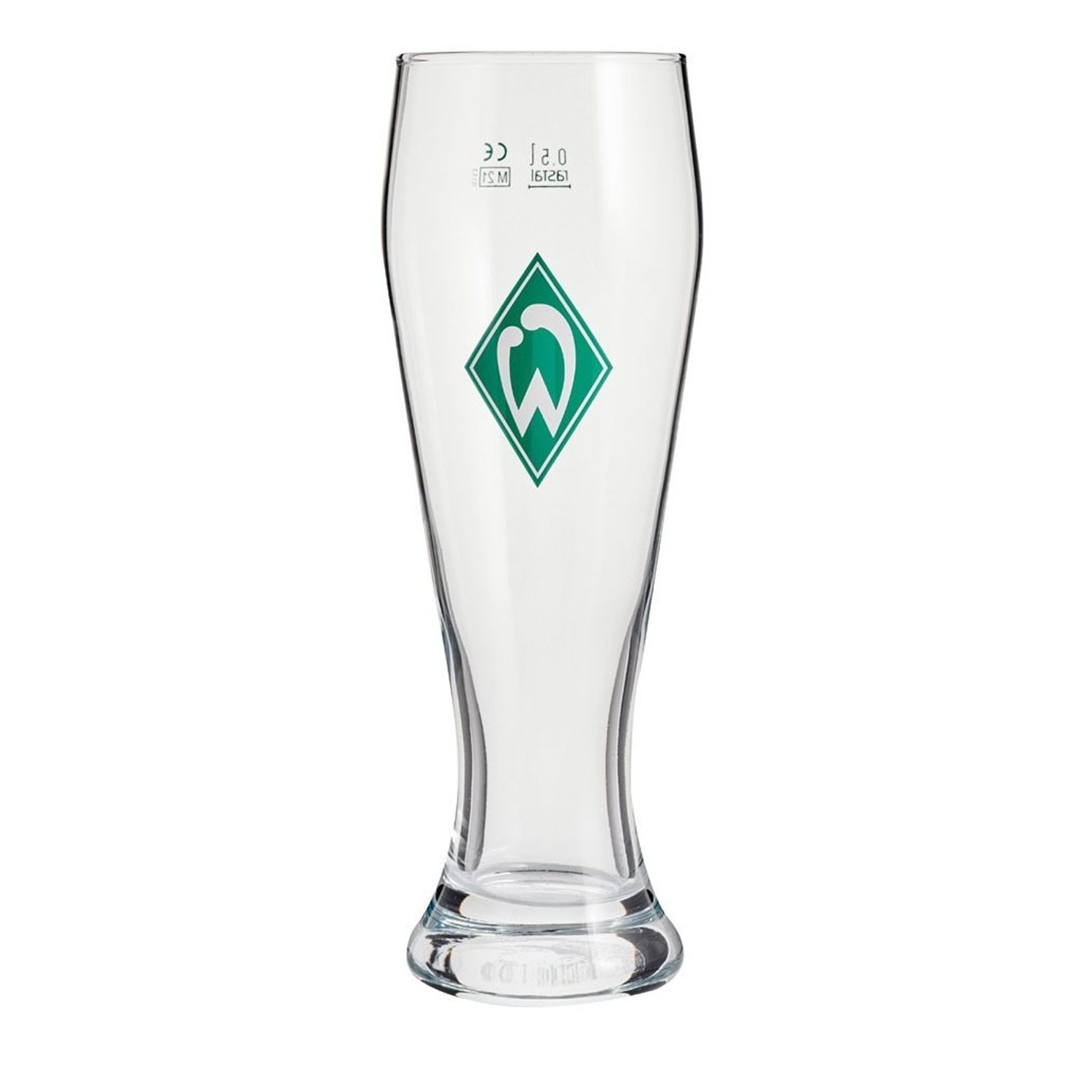 SV Werder Bremen Weizen Bierglas Raute - transparent