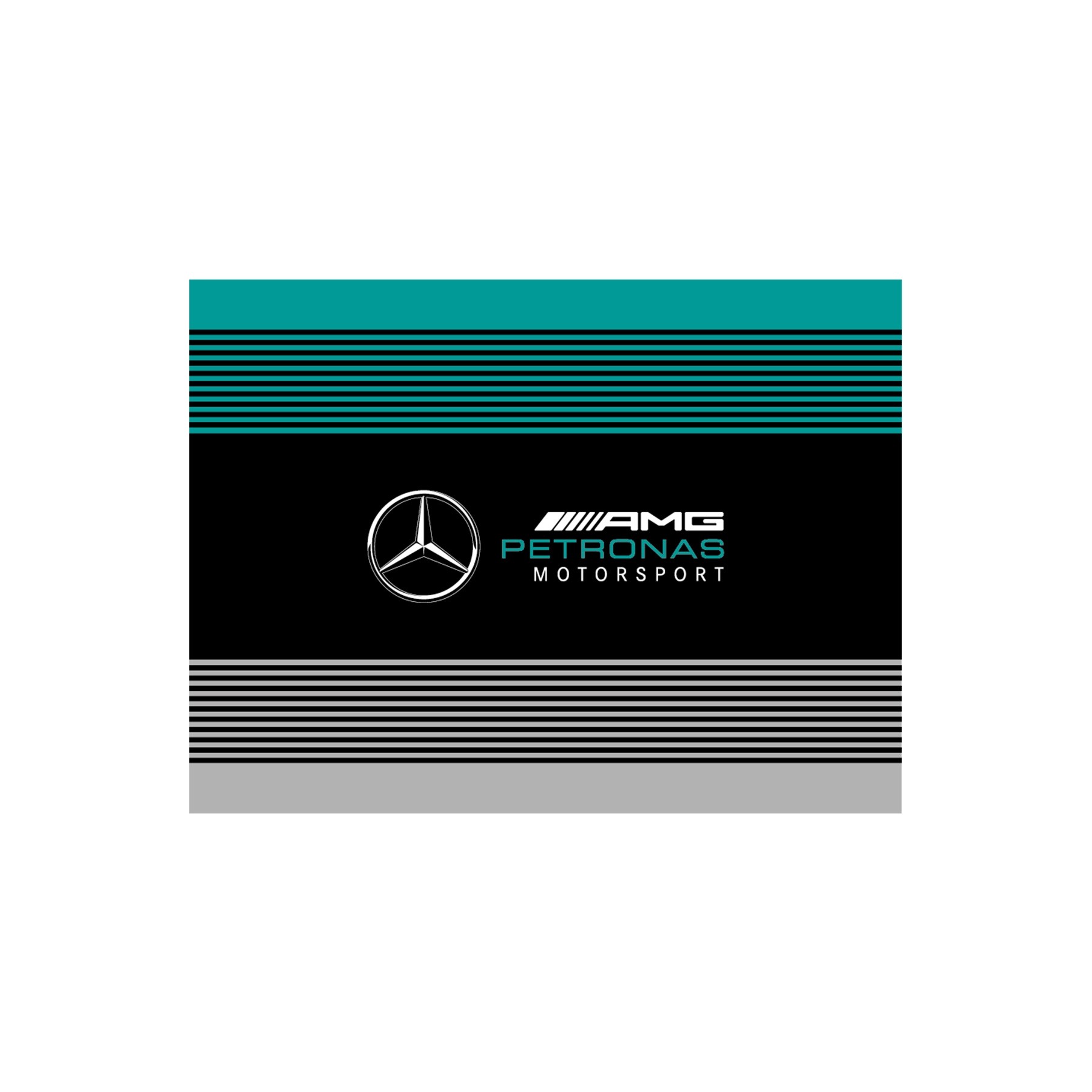Mercedes AMG Petronas Motorsport flag "Logo" - multicolor