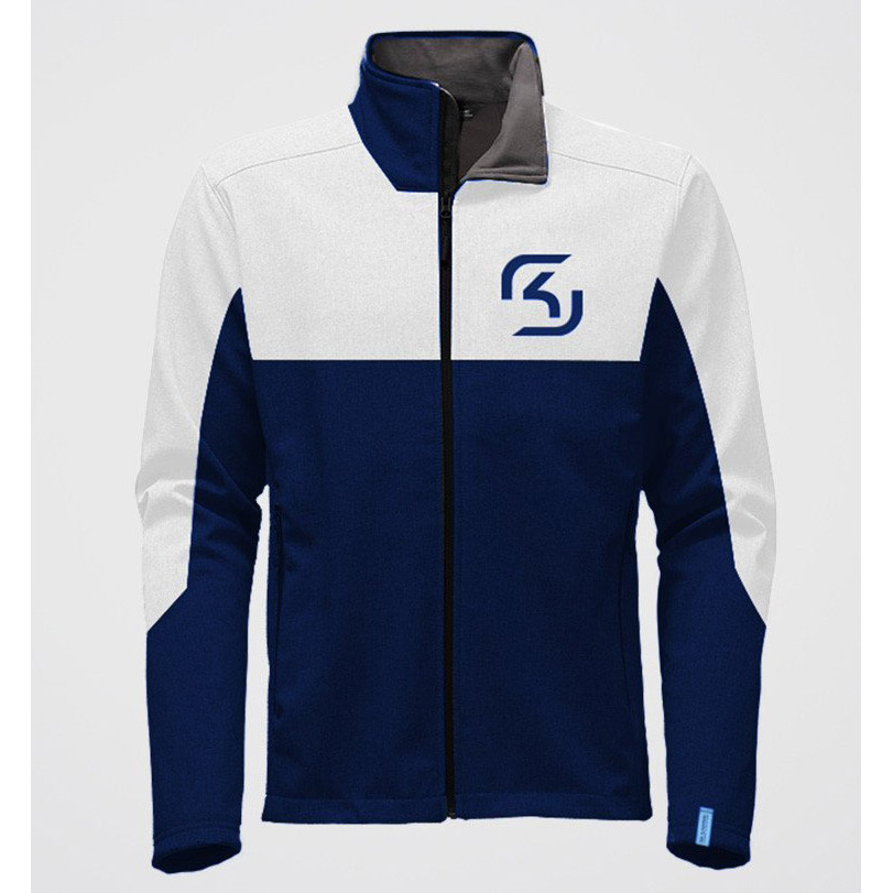 SK Gaming Softshelljacket "Logo" - blue