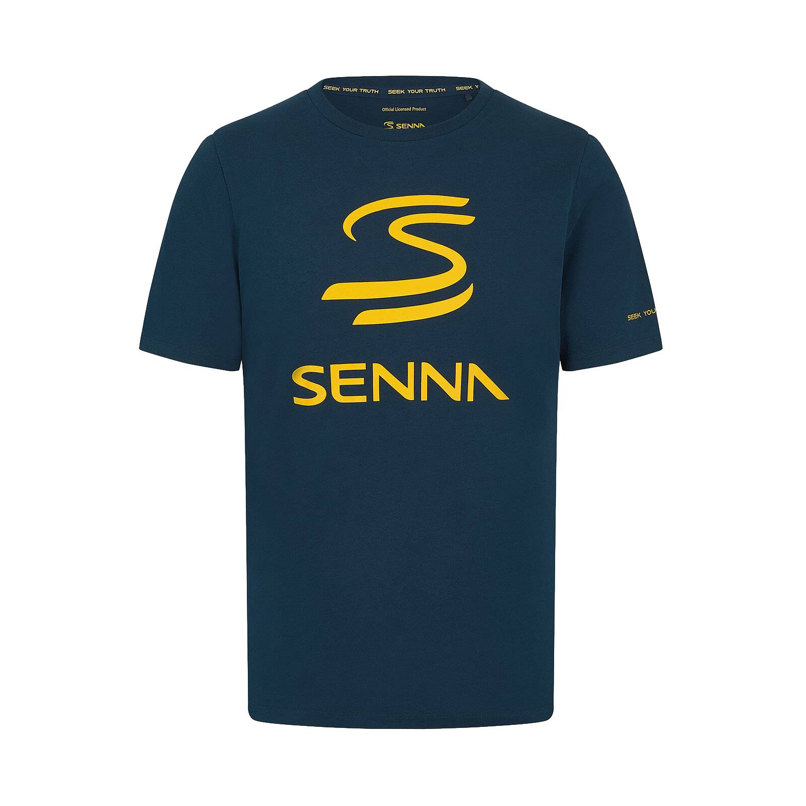 Ayrton Senna Logo T-Shirt - blau