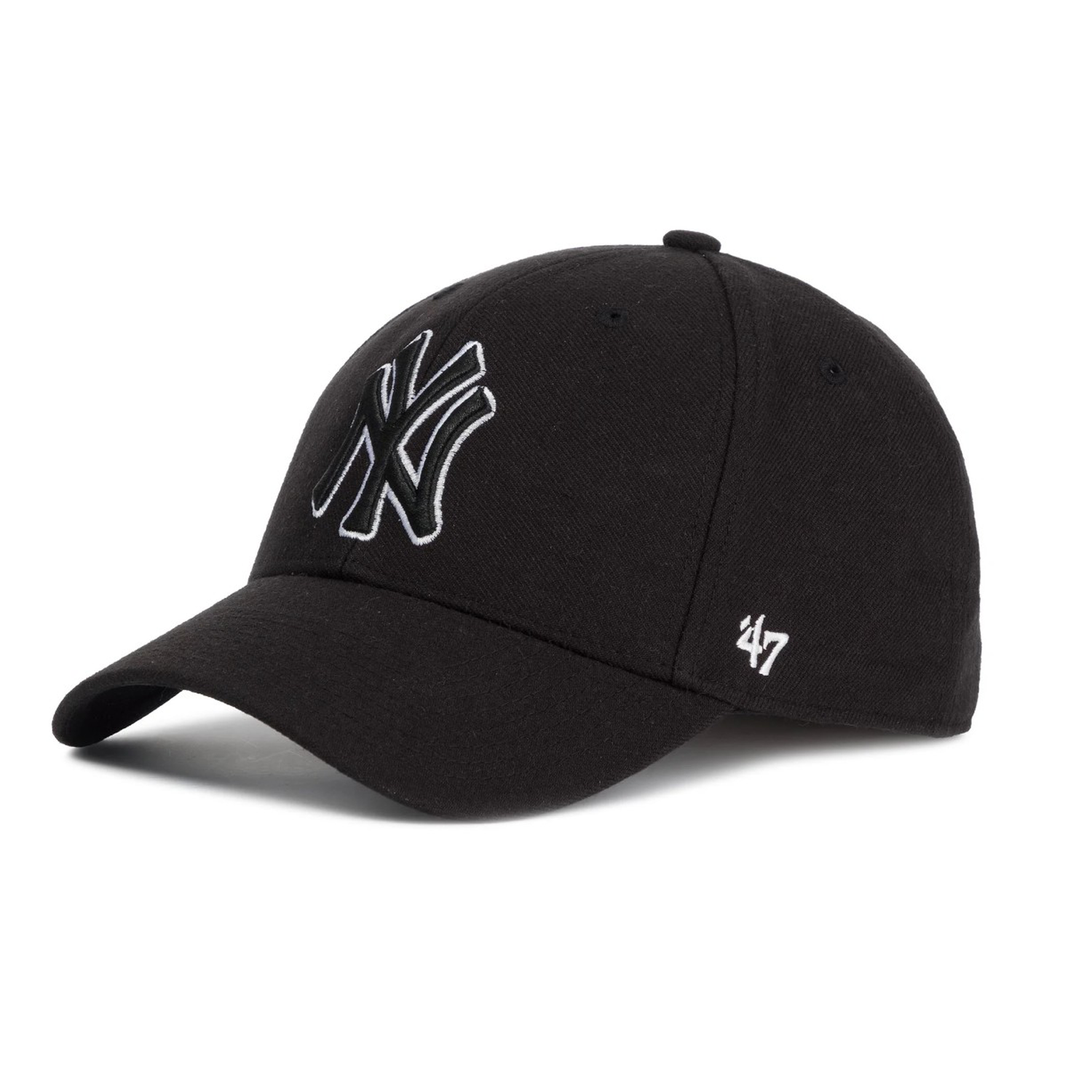 New York Yankees Cap Team Logo '47 MVP SNAPBACK - schwarz