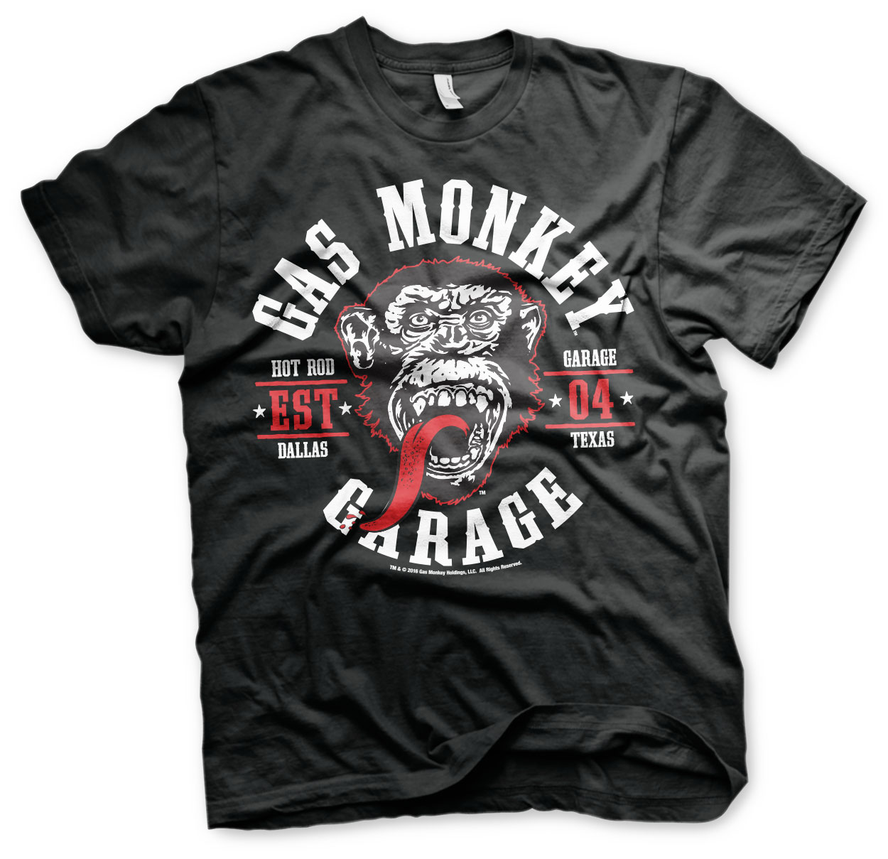Gas Monkey Garage t-shirt "Round Seal" - black 