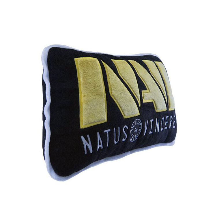 NaVi pillow "Logo" - black